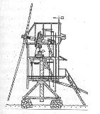 Schnitt durch die Bockwindmühle